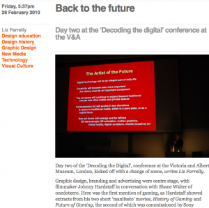 Decoding the Digital Conference at V&A Day Two